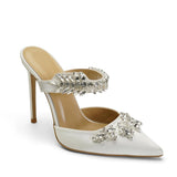 Kaitly Saten 10 Cm Topuklu Terlik