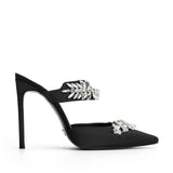 Kaitly Saten 10 Cm Topuklu Terlik