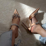 Kaitly Saten 10 Cm Topuklu Terlik