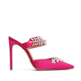 Kaitly Saten 10 Cm Topuklu Terlik