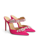 Kaitly Saten 10 Cm Topuklu Terlik