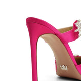 Kaitly Saten 10 Cm Topuklu Terlik