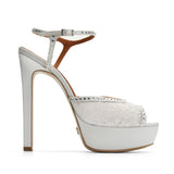 Lavinia Satin 14 cm Platform Heel Shoes