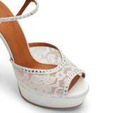 Lavinia Satin 14 cm Platform Heel Shoes