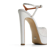 Lavinia Satin 14 cm Platform Heel Shoes