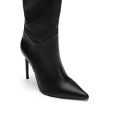 Lea Deri 10 Cm Topuklu Çizme