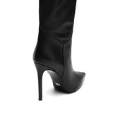 Lea Deri 10 Cm Topuklu Çizme