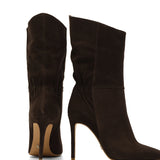 Lena Süet 10 Cm Topuklu Bot
