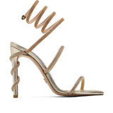 Lillian Leather 10 cm Heel Shoes