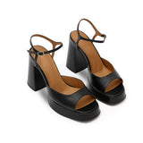 Lisbon Deri 10 Cm Platform Topuklu Ayakkabı