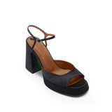 Lisbon Satin 10 cm Platform Heel Shoes