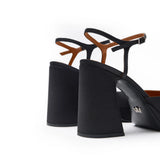 Lisbon Satin 10 cm Platform Heel Shoes