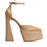 Lizzy Satin 16 cm Platform Heel Shoes 