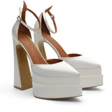 Lizzy Satin 16 cm Platform Heel Shoes 