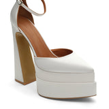 Lizzy Satin 16 cm Platform Heel Shoes 