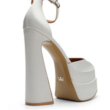 Lizzy Satin 16 cm Platform Heel Shoes 