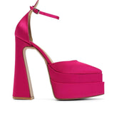 Lizzy Satin 16 cm Platform Heel Shoes 