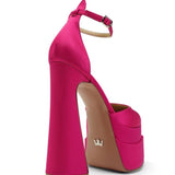 Lizzy Satin 16 cm Platform Heel Shoes 