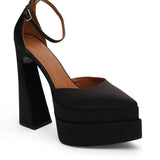Lizzy Satin 16 cm Platform Heel Shoes 