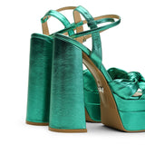 Lorena Deri 16 Cm Platform Topuklu Ayakkabı