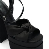 Lorena Satin 14 cm Platform Heel Shoes