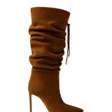 Lourdes Suede 10 cm Heel Boots