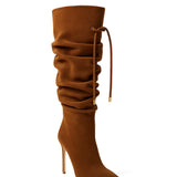 Lourdes Suede 10 cm Heel Boots