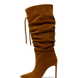 Lourdes Suede 10 cm Heel Boots