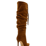 Lourdes Suede 10 cm Heel Boots
