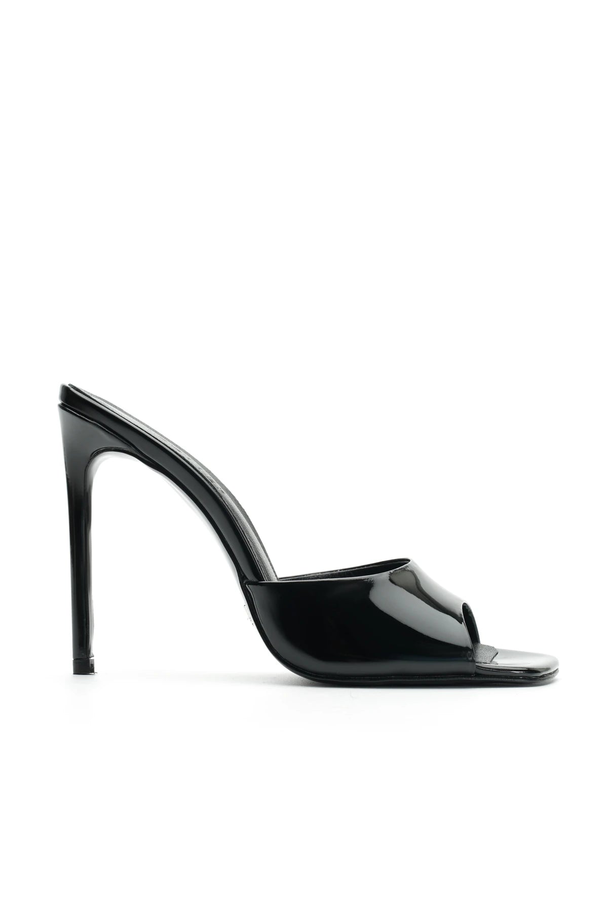 Malvina Patent Leather 10 cm Heeled Slippers