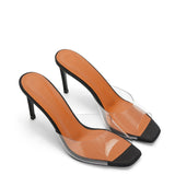 Malvina Saten 8 Cm Topuklu Terlik