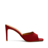 Malvina Saten 8 Cm Topuklu Terlik