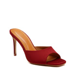 Malvina Saten 8 Cm Topuklu Terlik