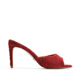 Malvina Tüvit 8 Cm Topuklu Terlik