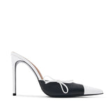 Mandala I Deri 10 Cm Topuklu Terlik