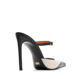 Marcella Deri 10 Cm Topuklu Terlik