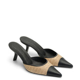 Michonne Leather 6 cm Heeled Slippers