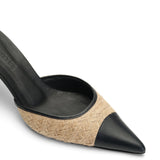 Michonne Leather 6 cm Heeled Slippers