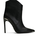 Newras Deri 10 Cm Topuklu Bot