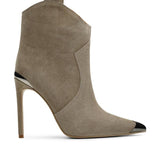 Newras Süet 10 Cm Topuklu Bot