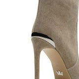 Newras Süet 10 Cm Topuklu Bot