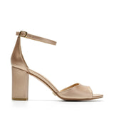 Nicy Leather 8 cm Heel Shoes