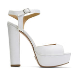 Nifty Satin 14 cm Platform Heel Shoes