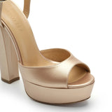 Nifty Leather 14 cm Platform Heel Shoes 