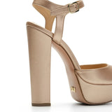 Nifty Leather 14 cm Platform Heel Shoes 