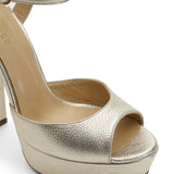 Nifty Leather 14 cm Platform Heel Shoes 