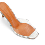 Malvina Deri 8 Cm Topuklu Terlik