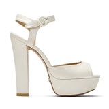 Nifty Leather 14 cm Platform Heel Shoes 