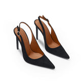 Orleans Süet 10 Cm Stiletto