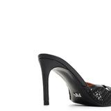 Ravello Leather 8 cm Heeled Slippers